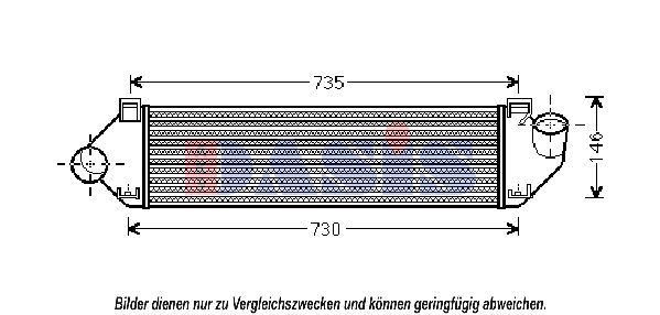 AKS DASIS Kompressoriõhu radiaator 097012N